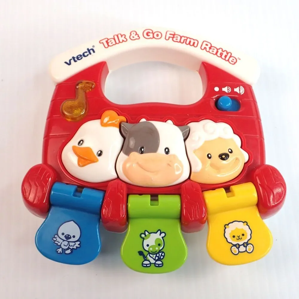 Vtech Talk & Go Farm Rattle Animal Toy Kids Electric Toy